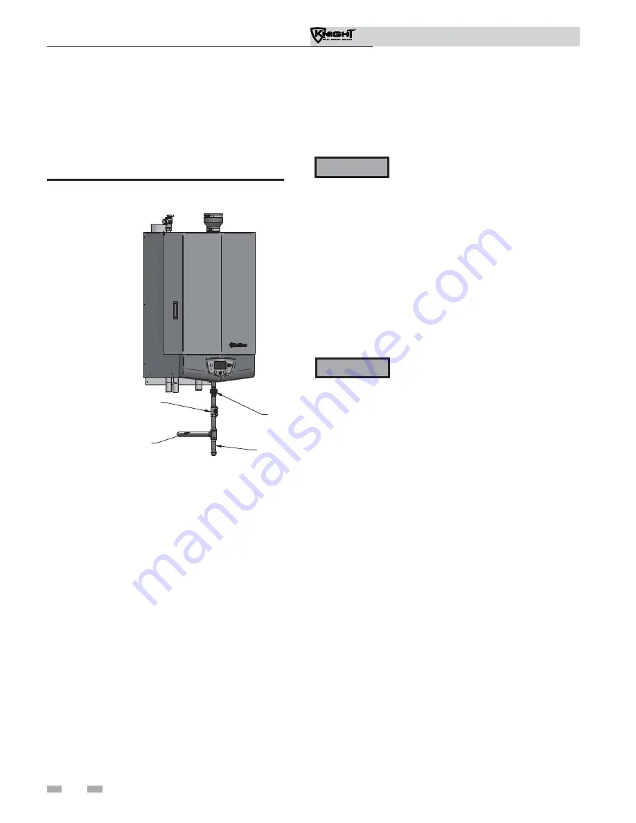 Lochinvar KNIGHT WH 55-399 Installation & Operation Manual Download Page 48