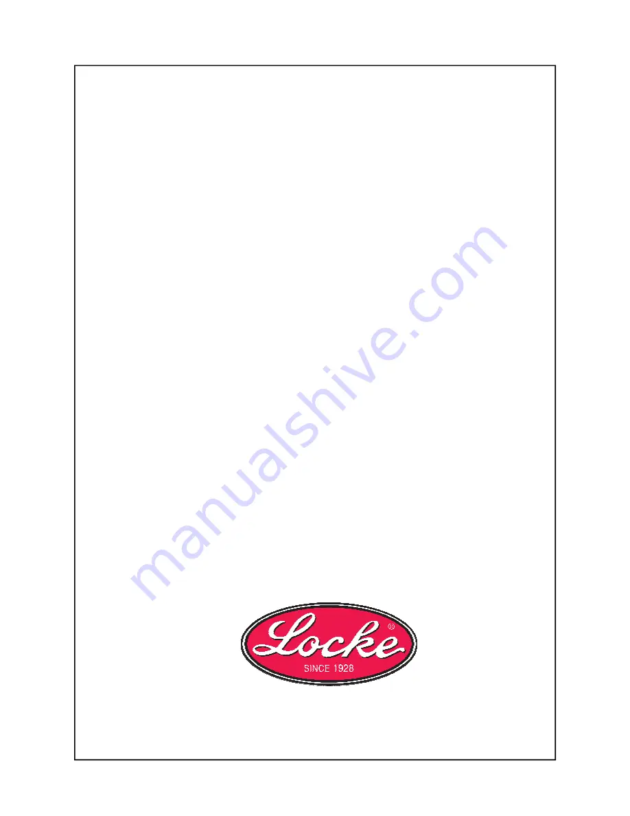 Locke MP-148, MP-160, MP-172 Operator'S Manual Download Page 24