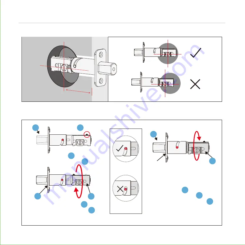 Lockly DEADBOLT SECURE PRO Installation Manual Download Page 6