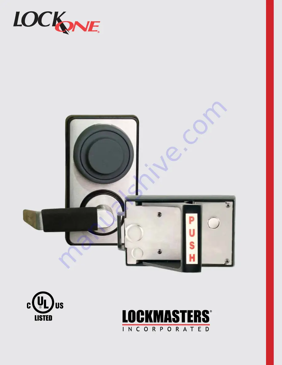 LockMaster LKM700 Installation Instructions Manual Download Page 1