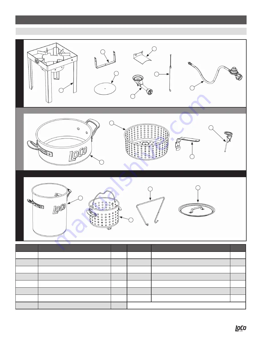 LOCO COOKERS LCFF Owner'S Manual & Assembly Instructions Download Page 24