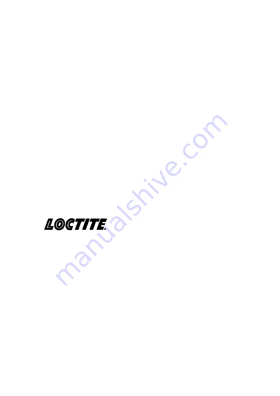 Loctite Hysol 175-SPRAY Operation Manual Download Page 14