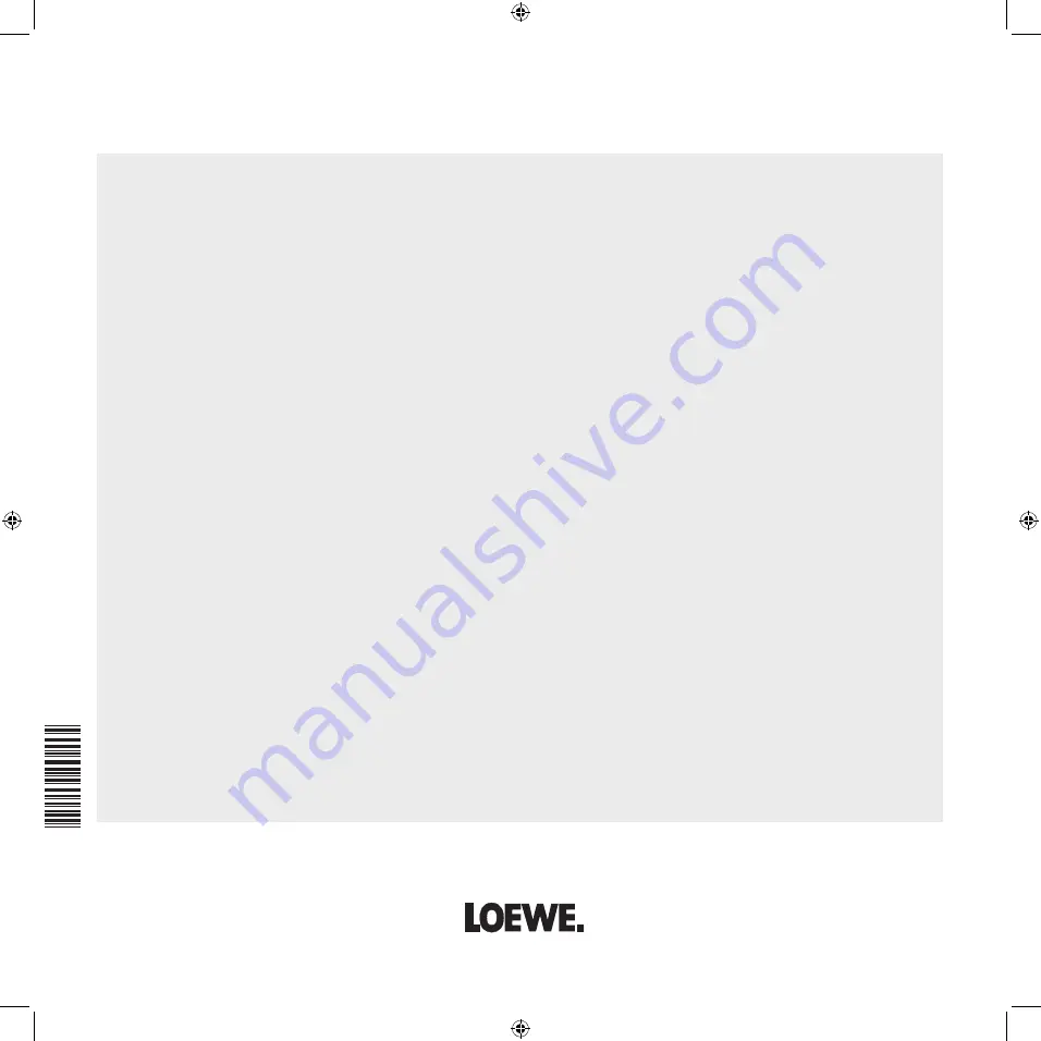 Loewe 69464 Series Скачать руководство пользователя страница 1