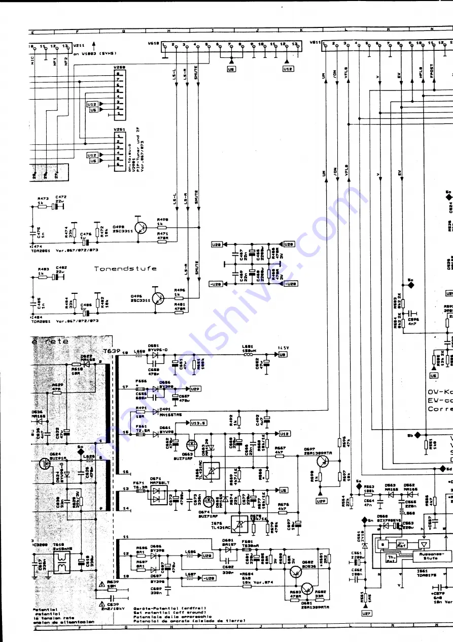 Loewe Arcada 5572 ZP Service Manual Download Page 54