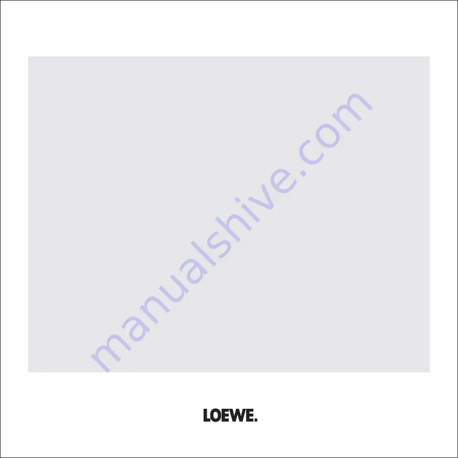 Loewe Satellite Centerspeaker I Compose Operating Instructions Manual Download Page 40