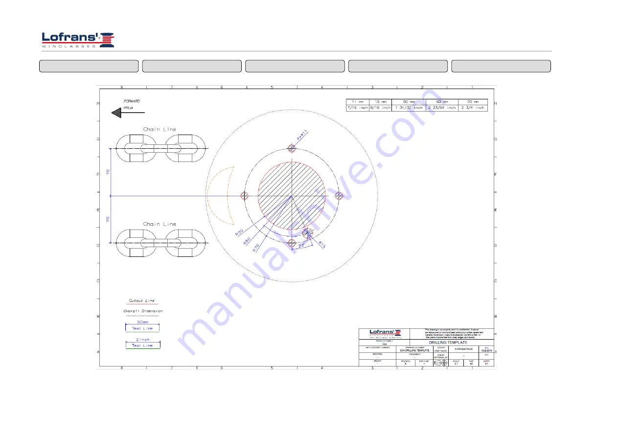 Lofrans 636290 Installation And User Manual Download Page 43