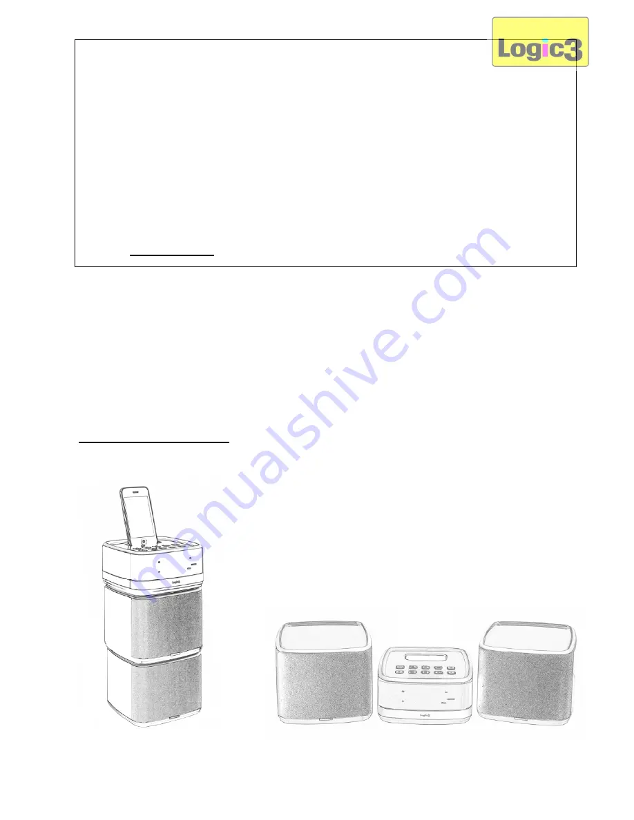 Logic3 i-Station Tower WIS019 Скачать руководство пользователя страница 43