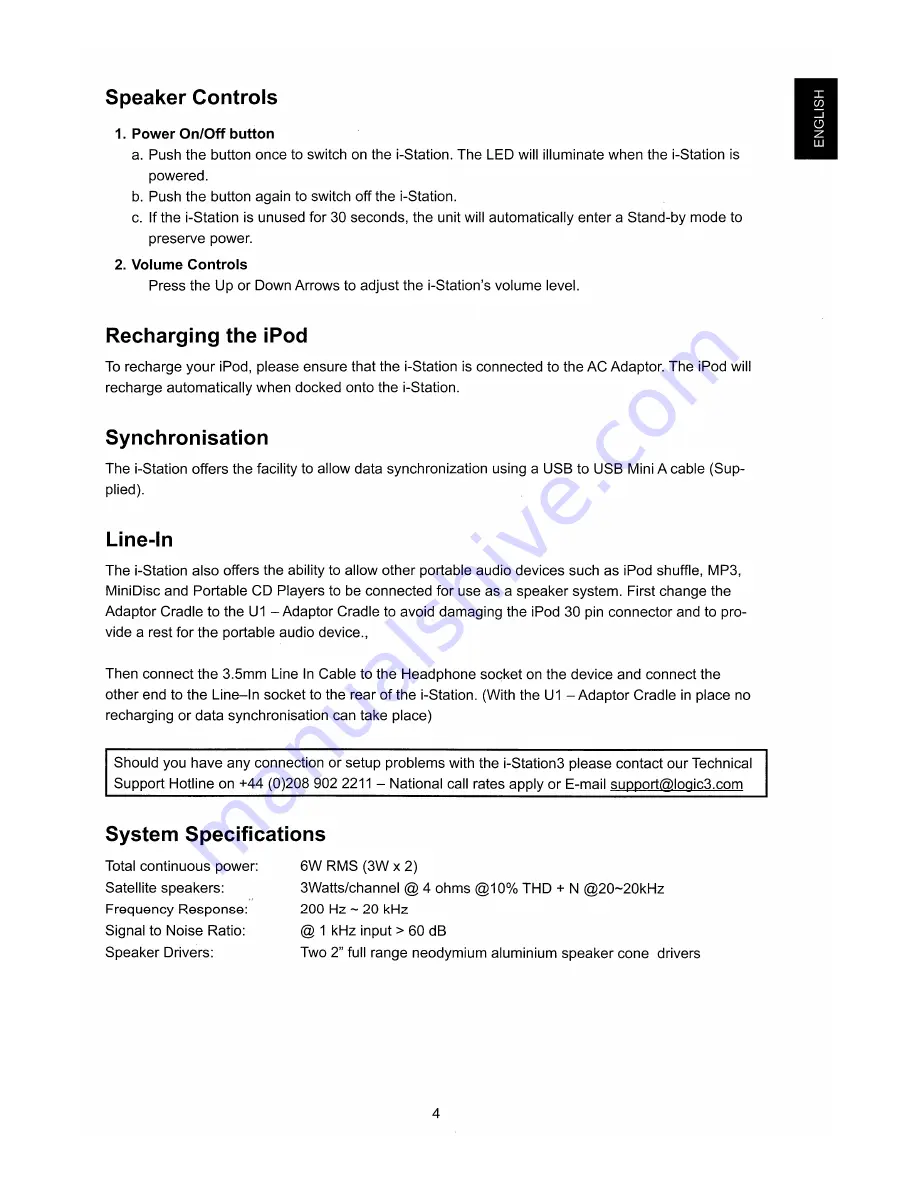 Logic3 MIP103 Instruction Manual Download Page 5