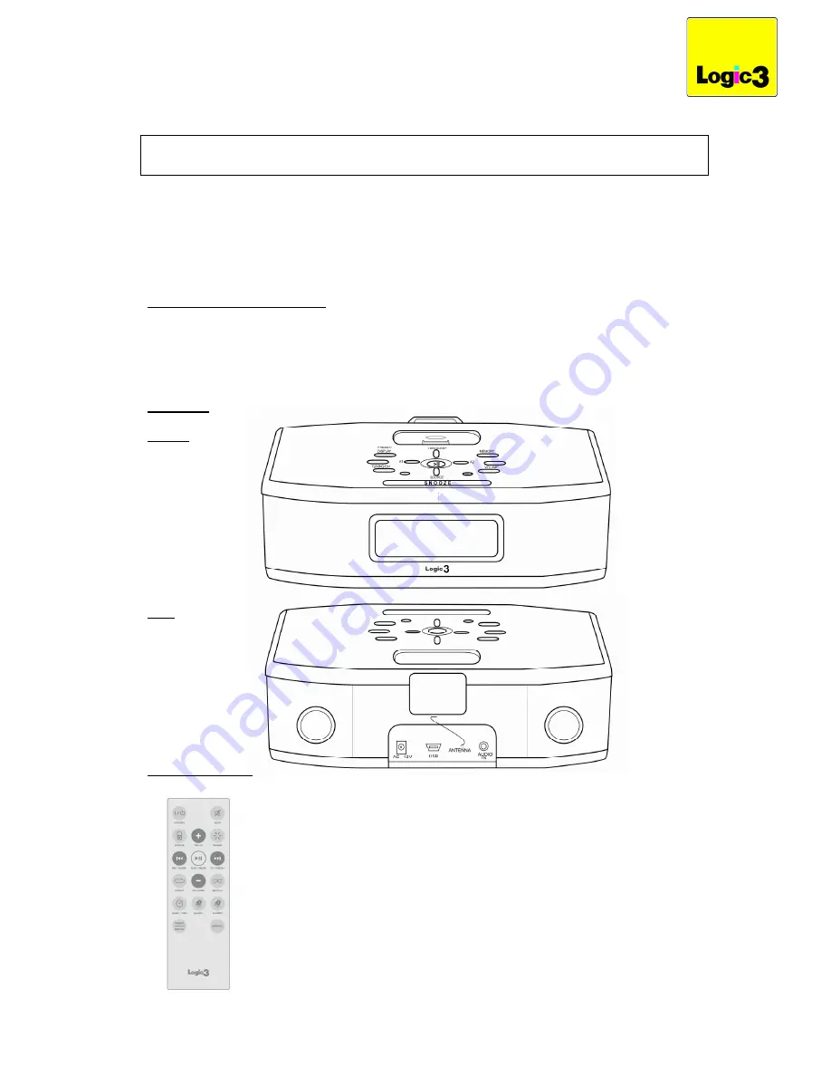 Logic3 MIP190 Instruction Manual Download Page 5