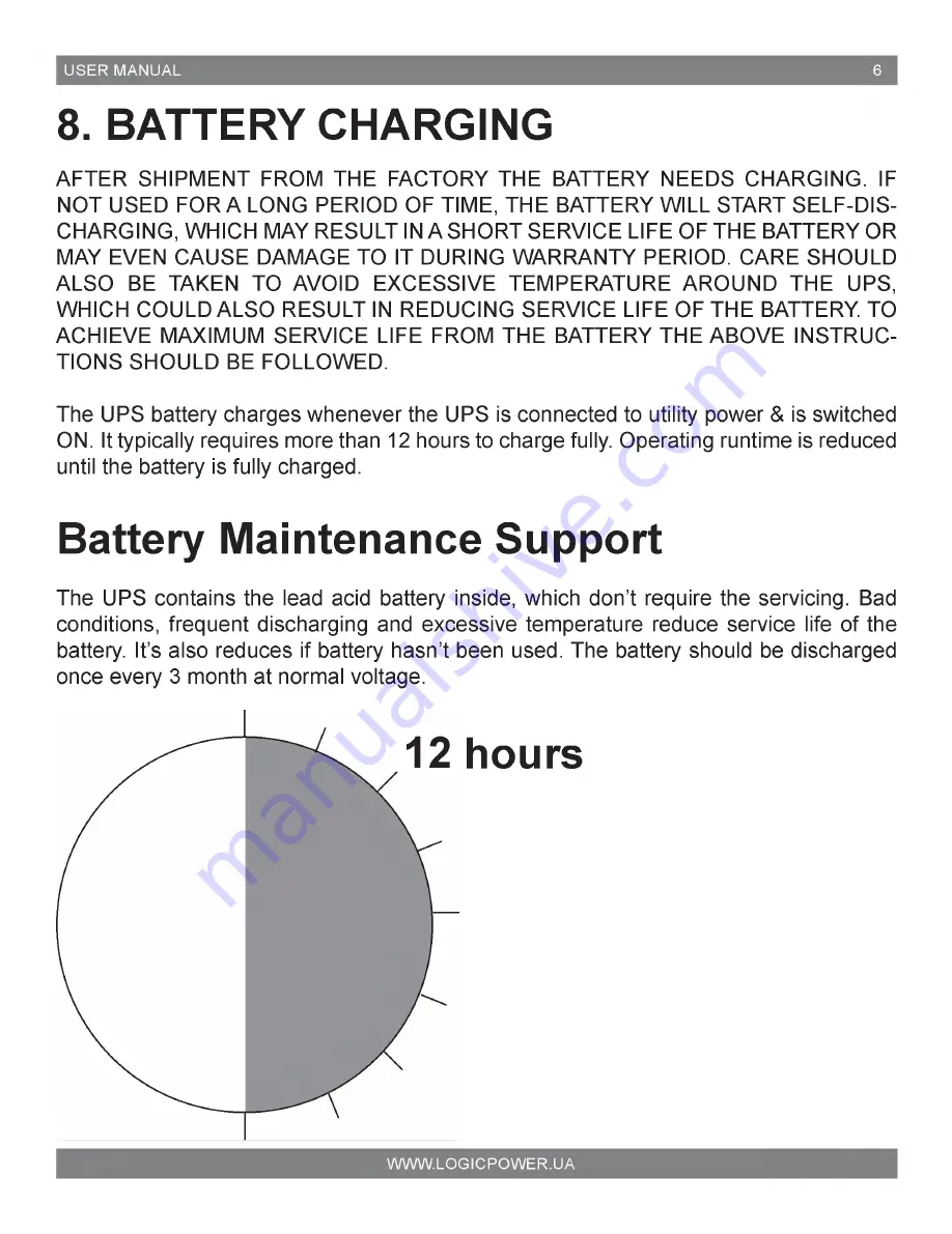 LogicPower LP-650VA-P User Manual Download Page 6