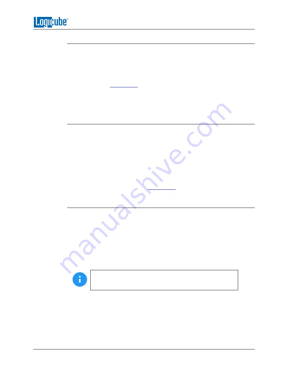 Logicube, Inc. SuperSonix-NG User Manual Download Page 40