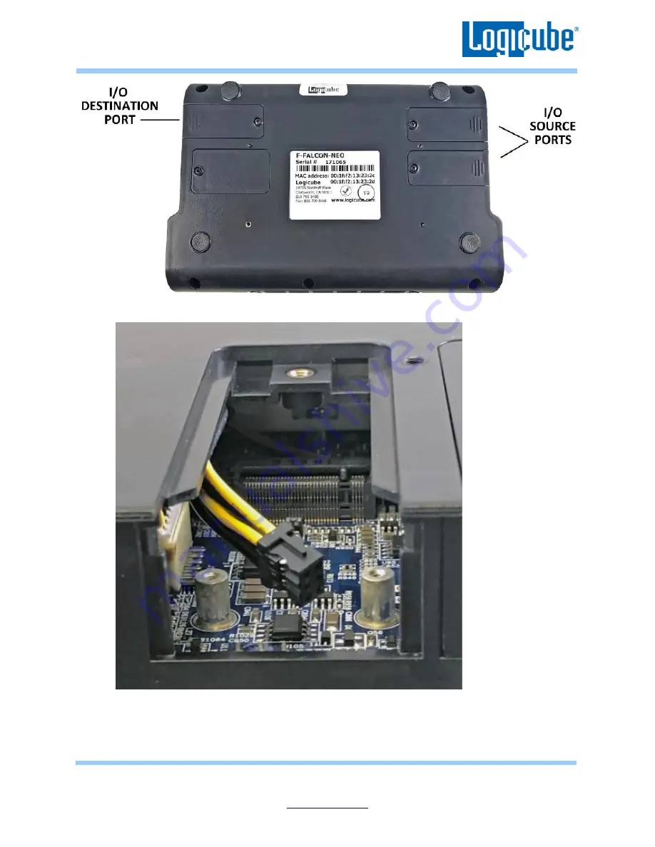 Logicube Thunderbolt 3/USB-C I/ O CARD Скачать руководство пользователя страница 2