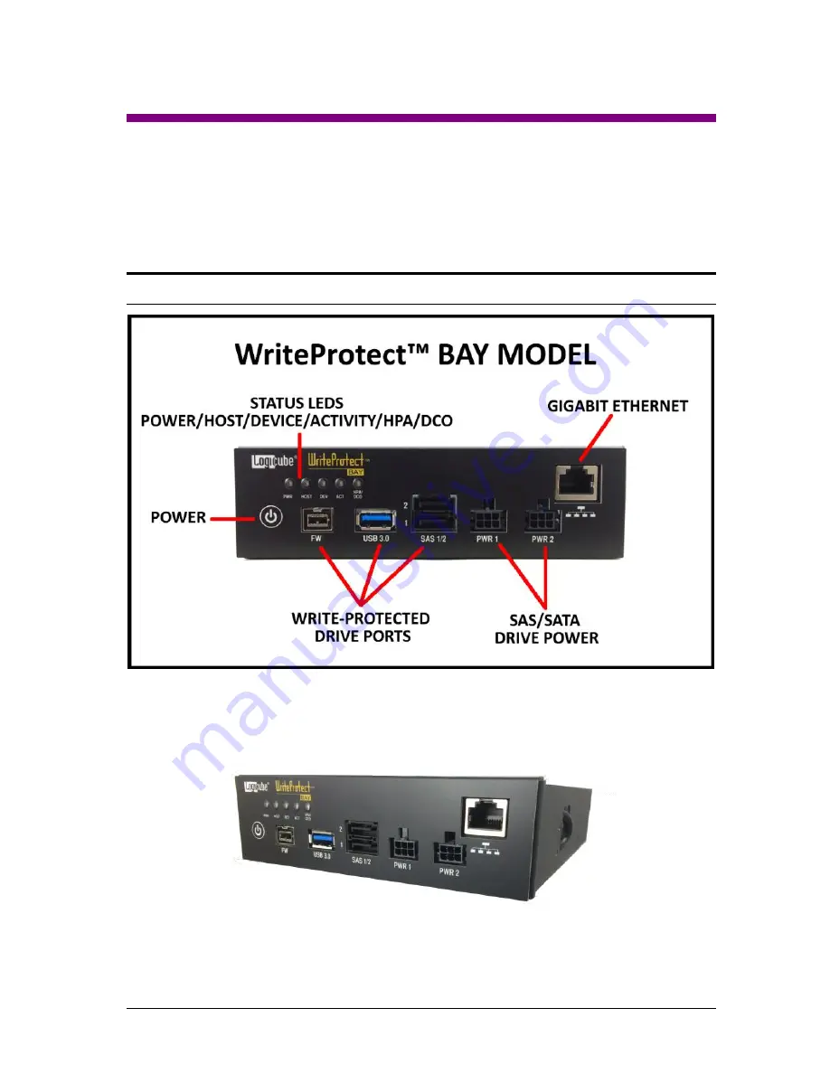 Logicube WriteProtect BAY Скачать руководство пользователя страница 10