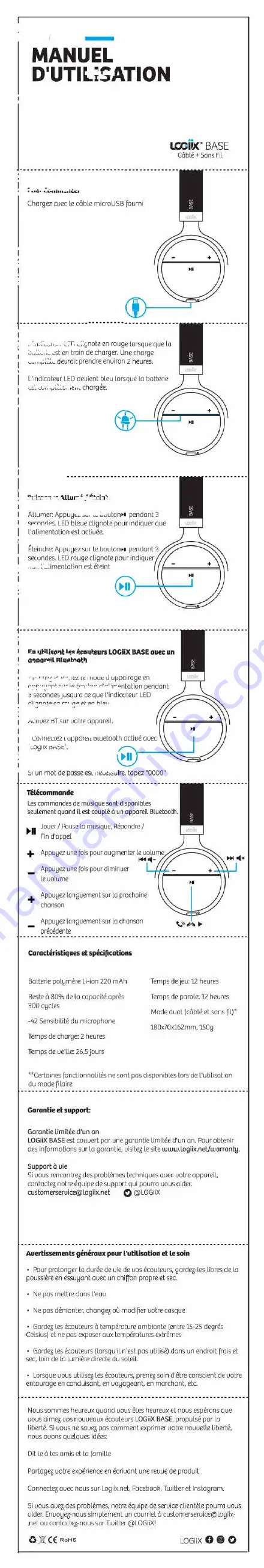 Logiix Base User Manual Download Page 1