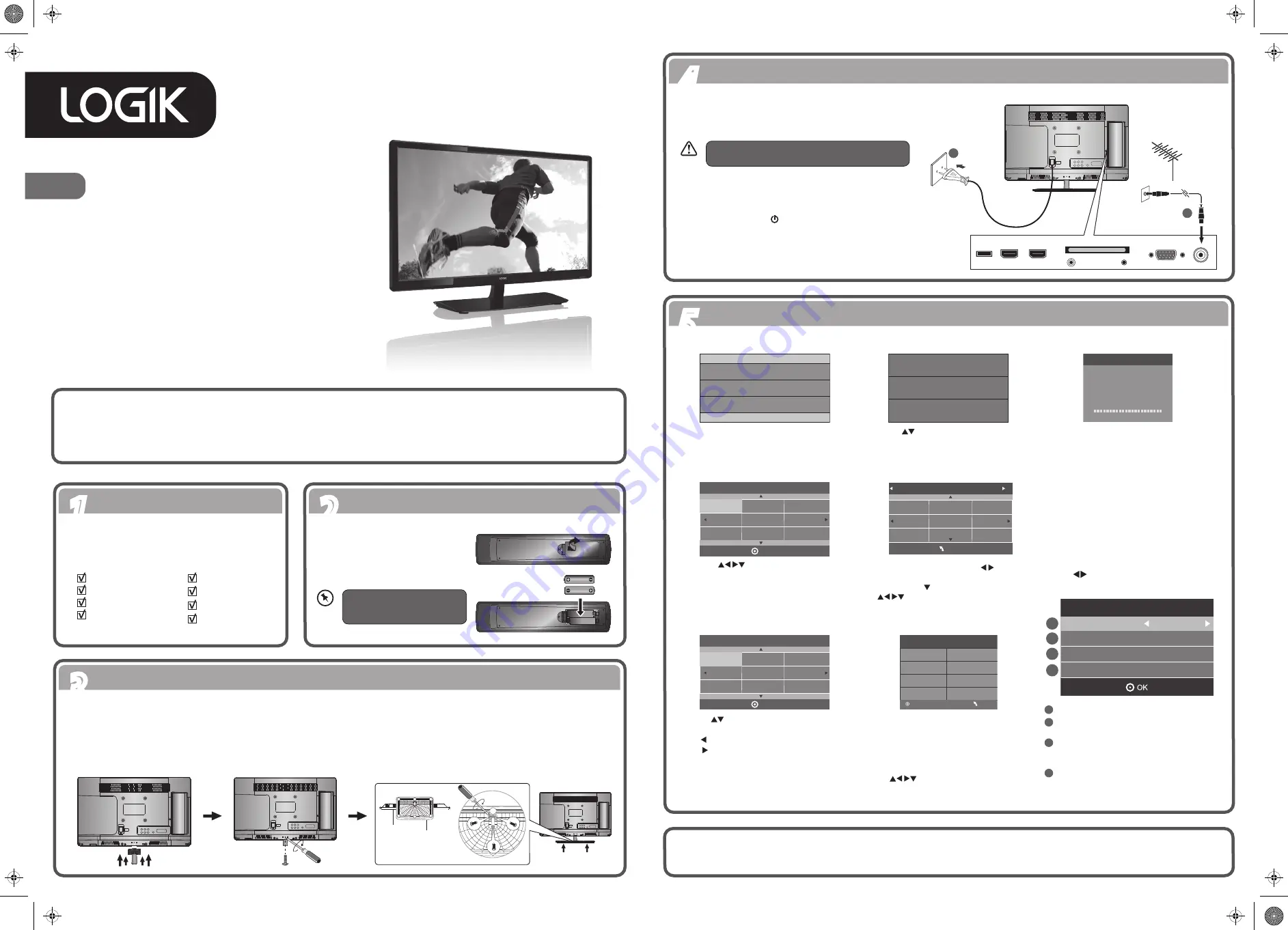 Logik l22fe13n Quick Start Manual Download Page 5