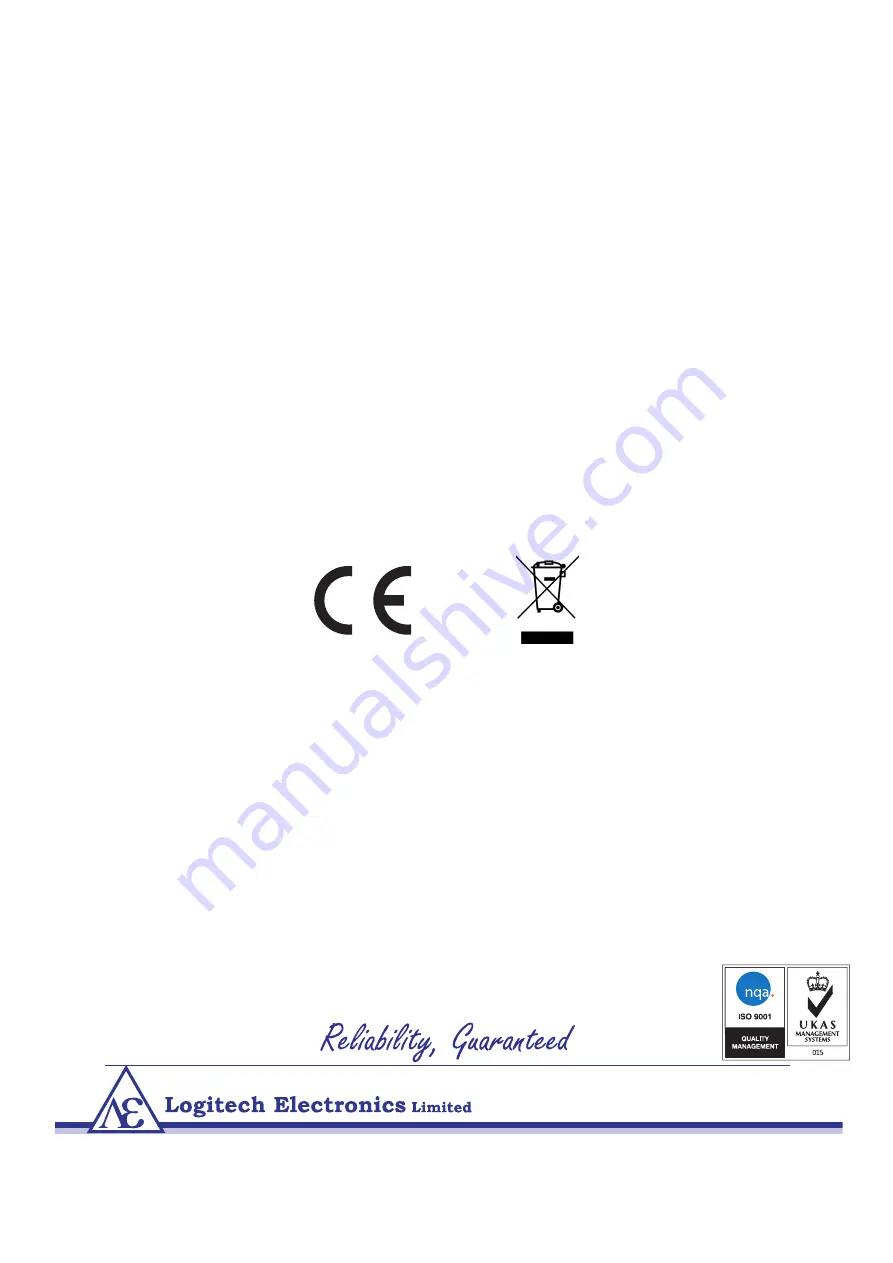 Logitech Electronics 2000 MKII Series User Manual Download Page 17