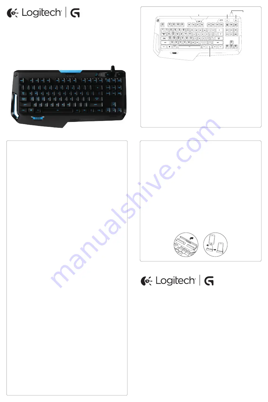 Logitech G G310 Atlas Dawn Скачать руководство пользователя страница 1