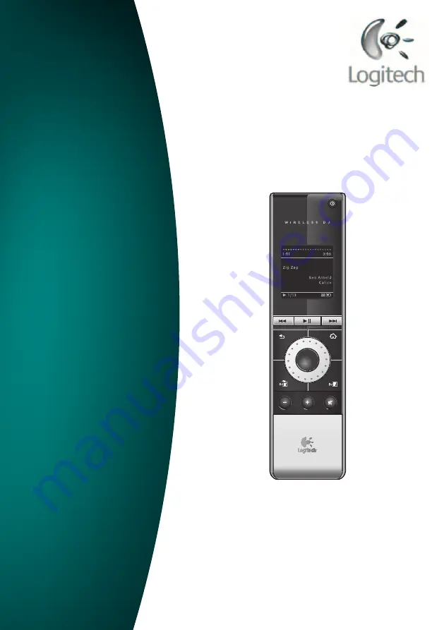 Logitech 966194-0403 - Wireless DJ Music System Remote Control Скачать руководство пользователя страница 1