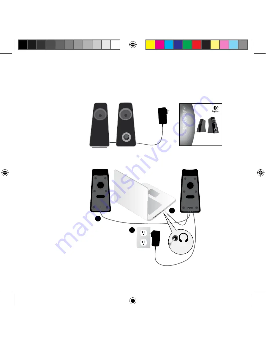 Logitech 980-000329 - Z 320 PC Multimedia Speaker Quick Start Manual Download Page 7