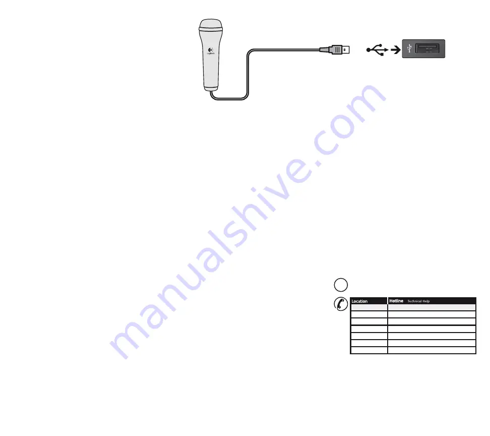 Logitech 981-000058 - Vantage USB Microphone User Manual Download Page 2