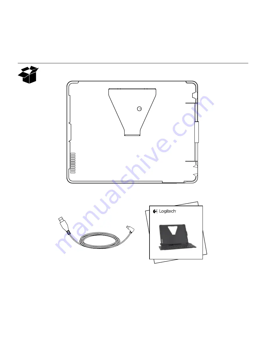 Logitech Fold-Up Keyboard Getting Started Manual Download Page 2