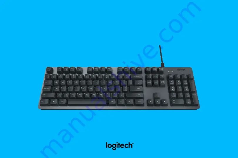 Logitech K840 Setup Manual Download Page 1