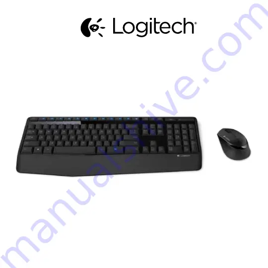 Logitech MK345 Setup Manual Download Page 1