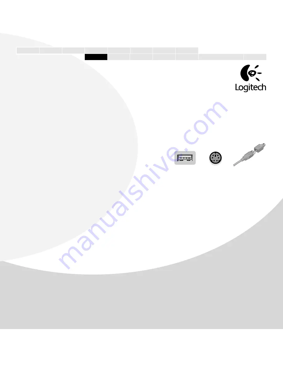 Logitech Pilot Wheel Mouse Optical Getting Started Manual Download Page 17