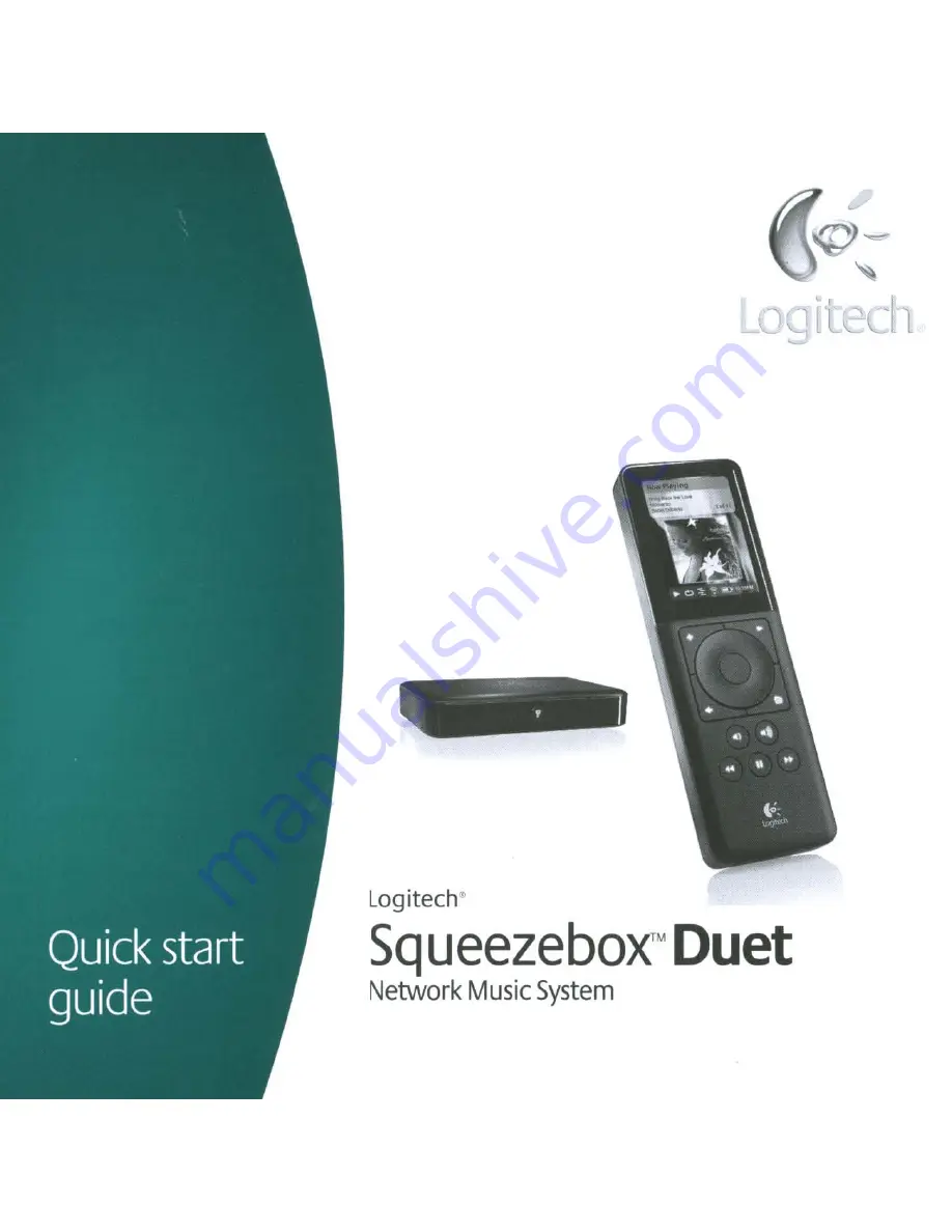 Logitech Squeezebox duet Скачать руководство пользователя страница 1