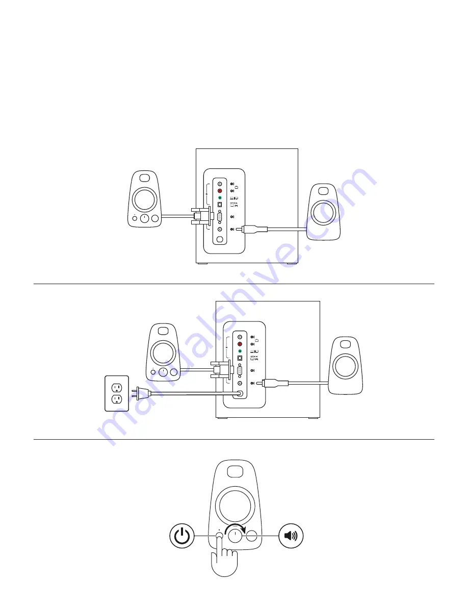 Logitech Z625 Complete Setup Manual Download Page 16