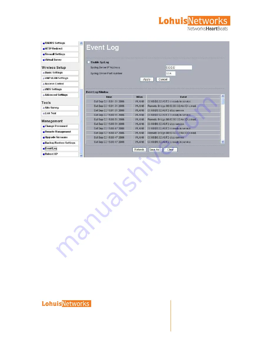 lohuis networks LOHU 5158PX User Manual Download Page 34