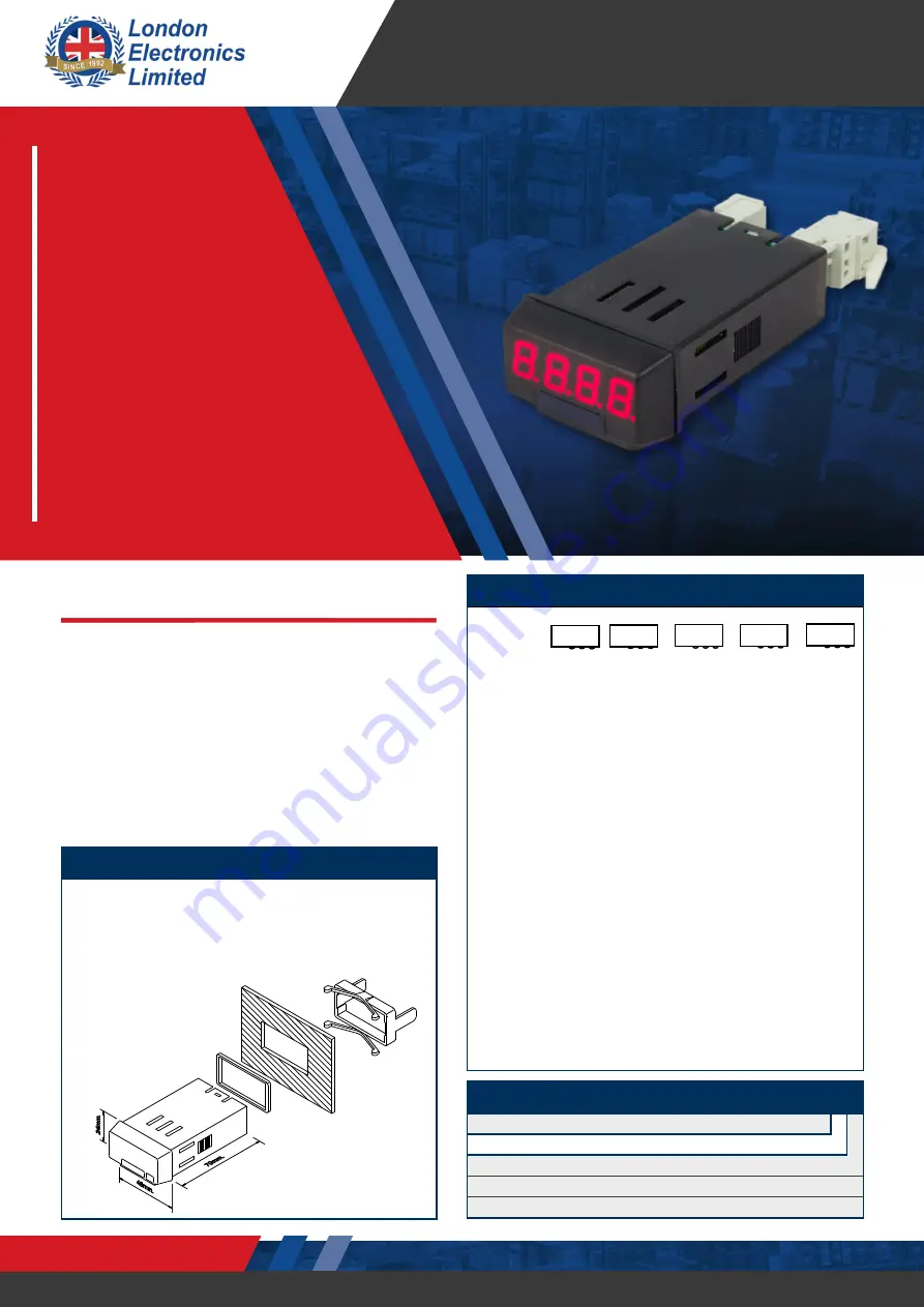 London Electronics PICA-P Скачать руководство пользователя страница 1