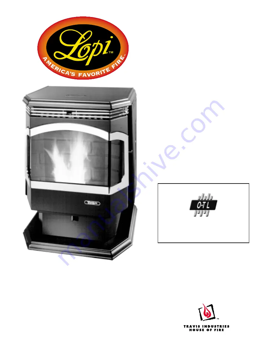 Lopi Horizontal Or Vertical Vent Freestanding Stove Yankee Pellet Stove Скачать руководство пользователя страница 1