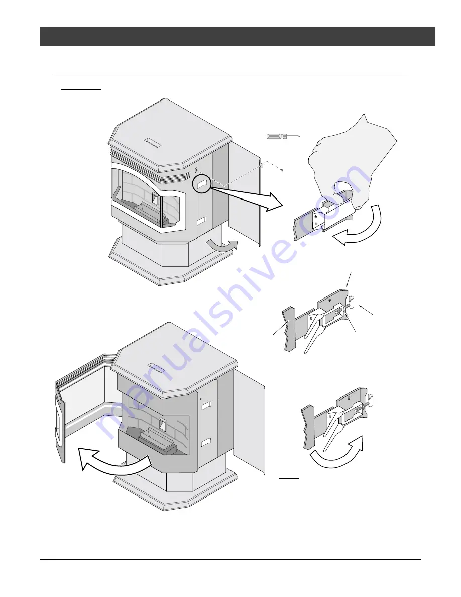 Lopi Horizontal Or Vertical Vent Freestanding Stove Yankee Pellet Stove User Manual Download Page 27