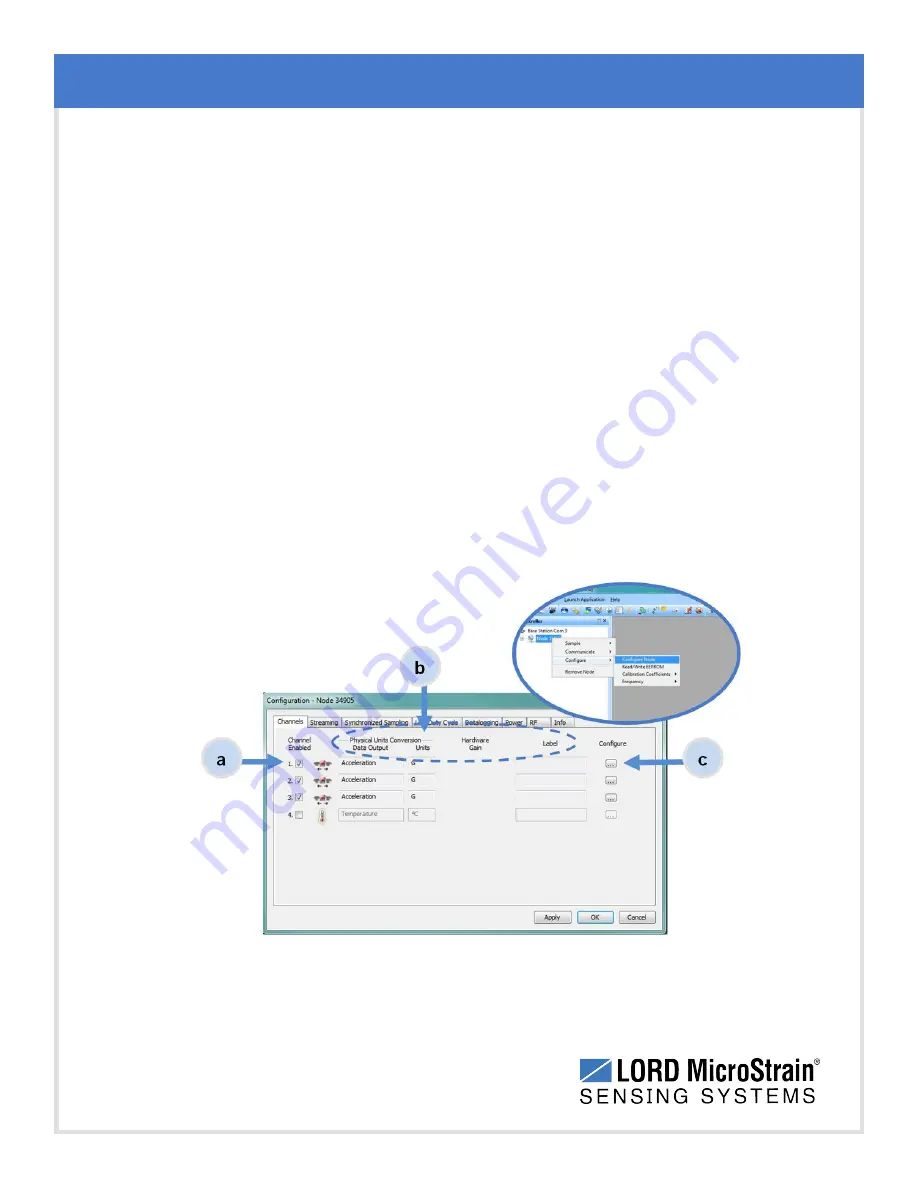 Lord MicroStrain G-Link-LXRS User Manual Download Page 16