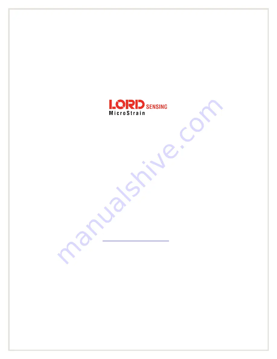 Lord MicroStrain Sensing SG-Link-200 User Manual Download Page 2