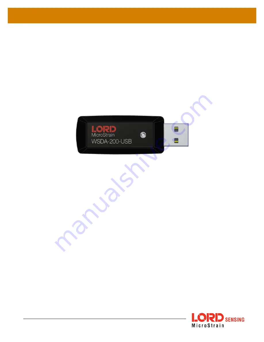 Lord MicroStrain WSDA-200-USB User Manual Download Page 5