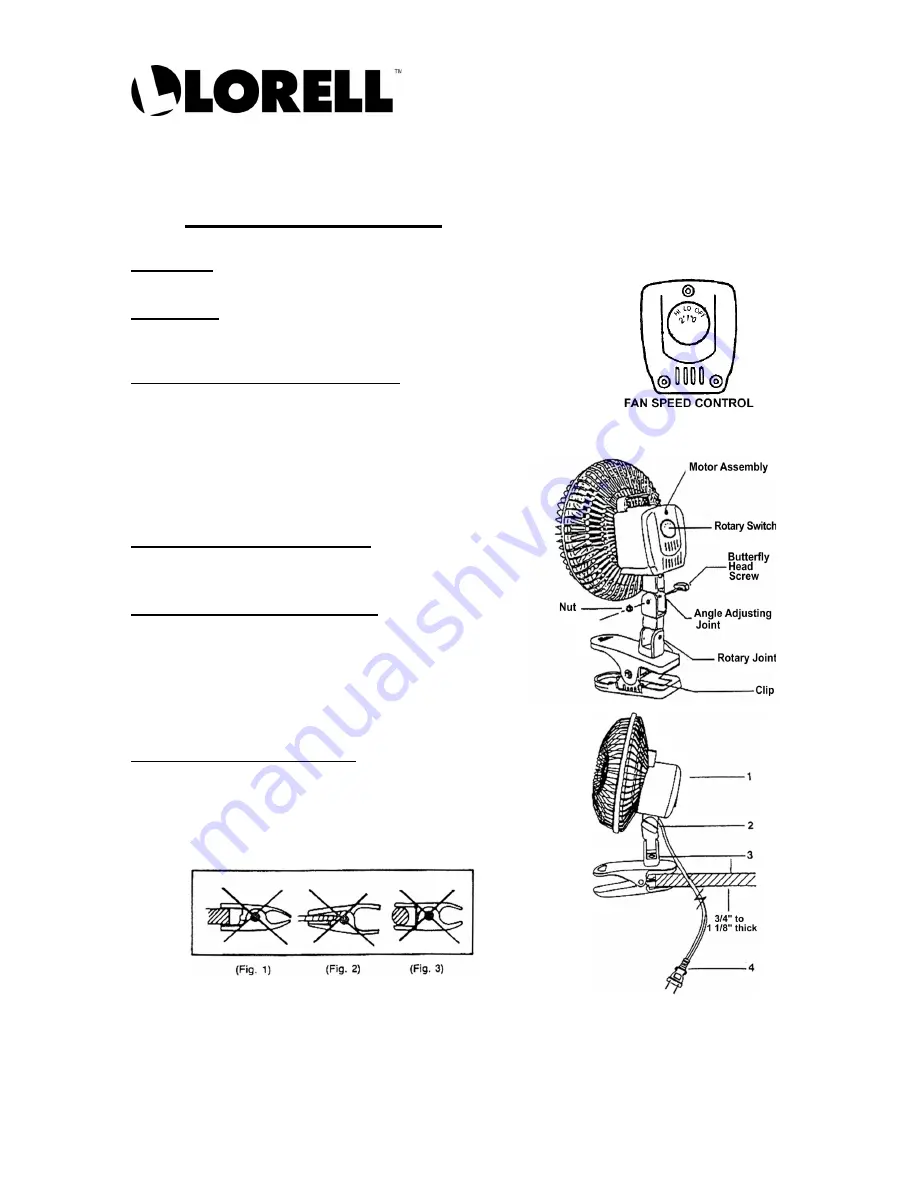 Lorell 44552 Operating Instructions Download Page 1