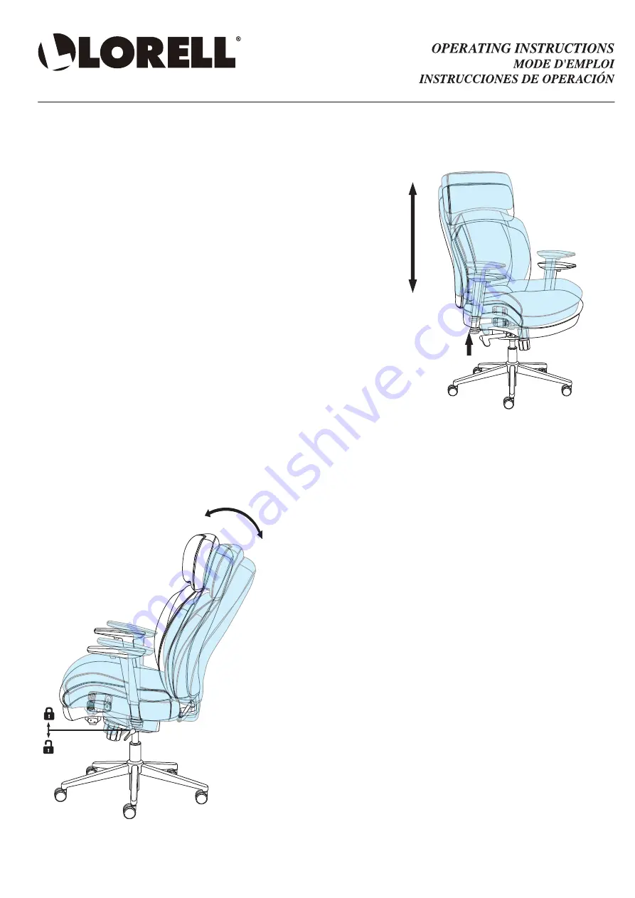 Lorell LLR50194 Assembly Instruction Manual Download Page 4