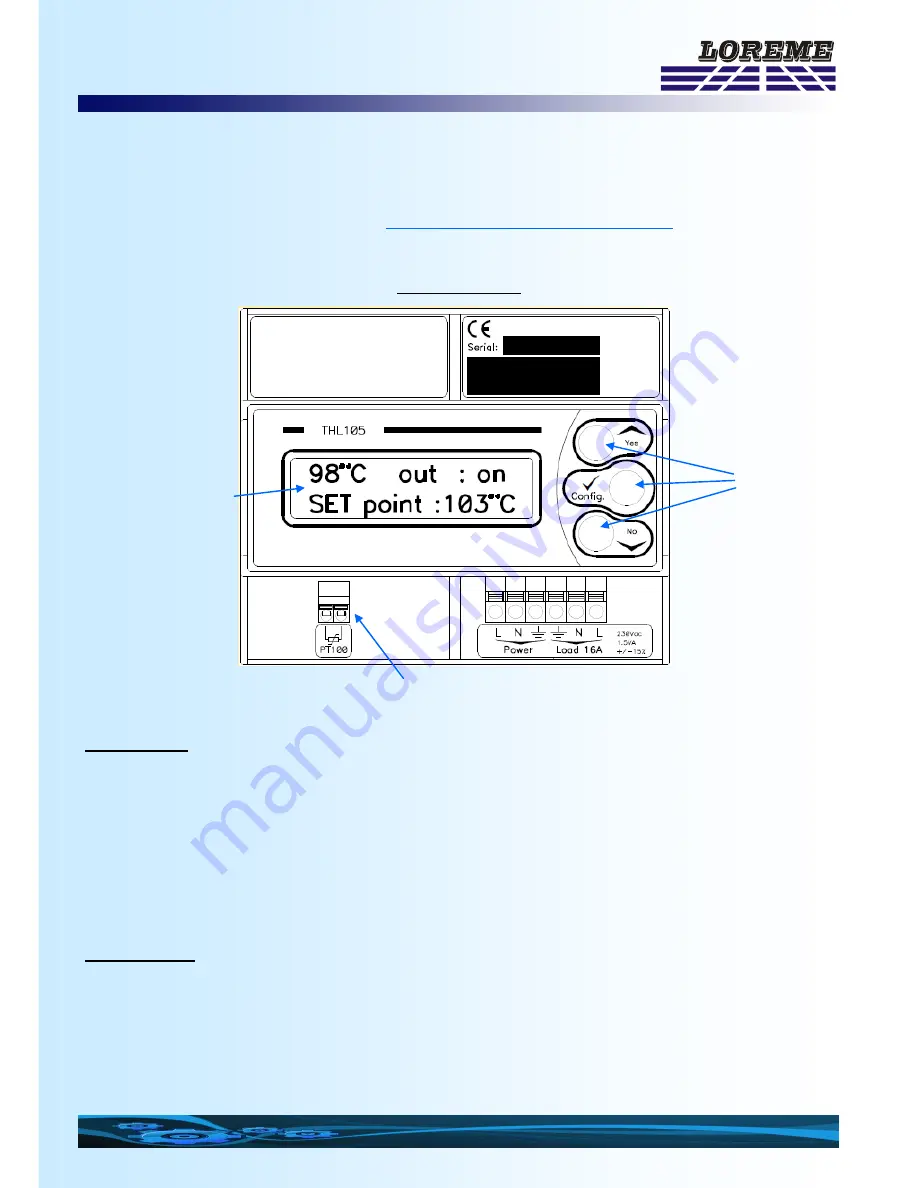 Loreme THL105 Configuration Handbook Download Page 3