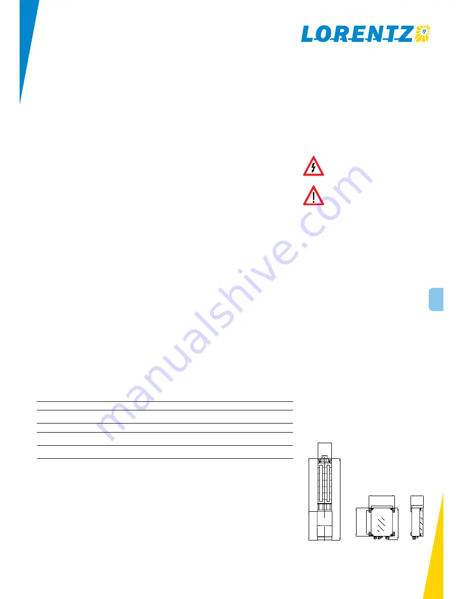 Lorentz PS150C Instructions For Installation, Operation And Service Download Page 1