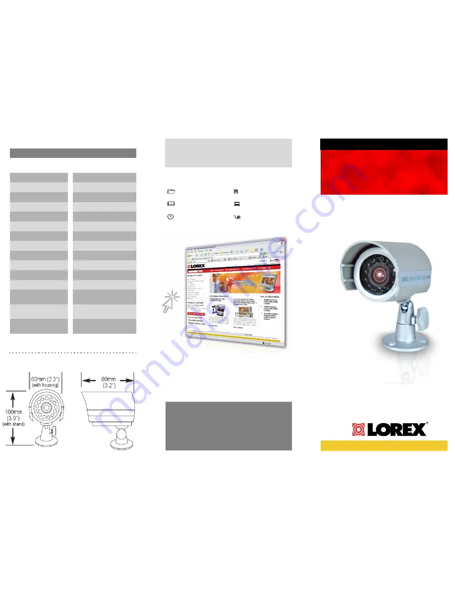 Lorex CVC6973HR Quick Setup Manual Download Page 1