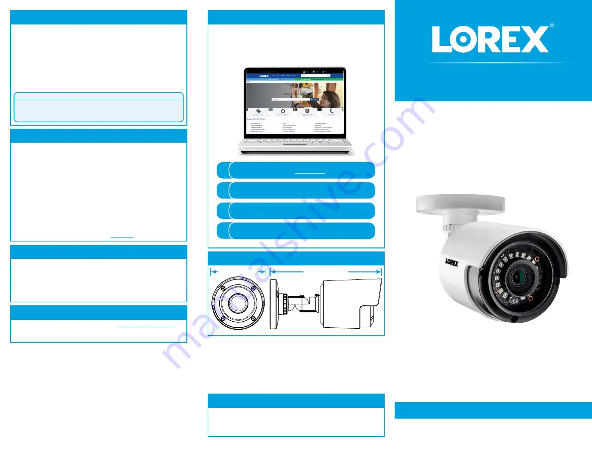 Lorex LAB223 Series Quick Start Manual Download Page 1