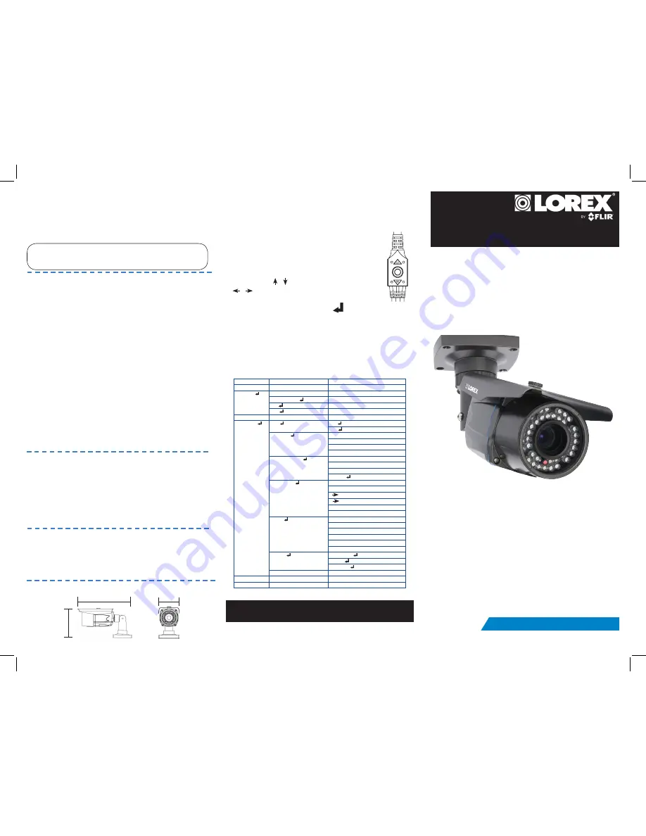 Lorex LBV2723 SERIES Quick Start Manual Download Page 1