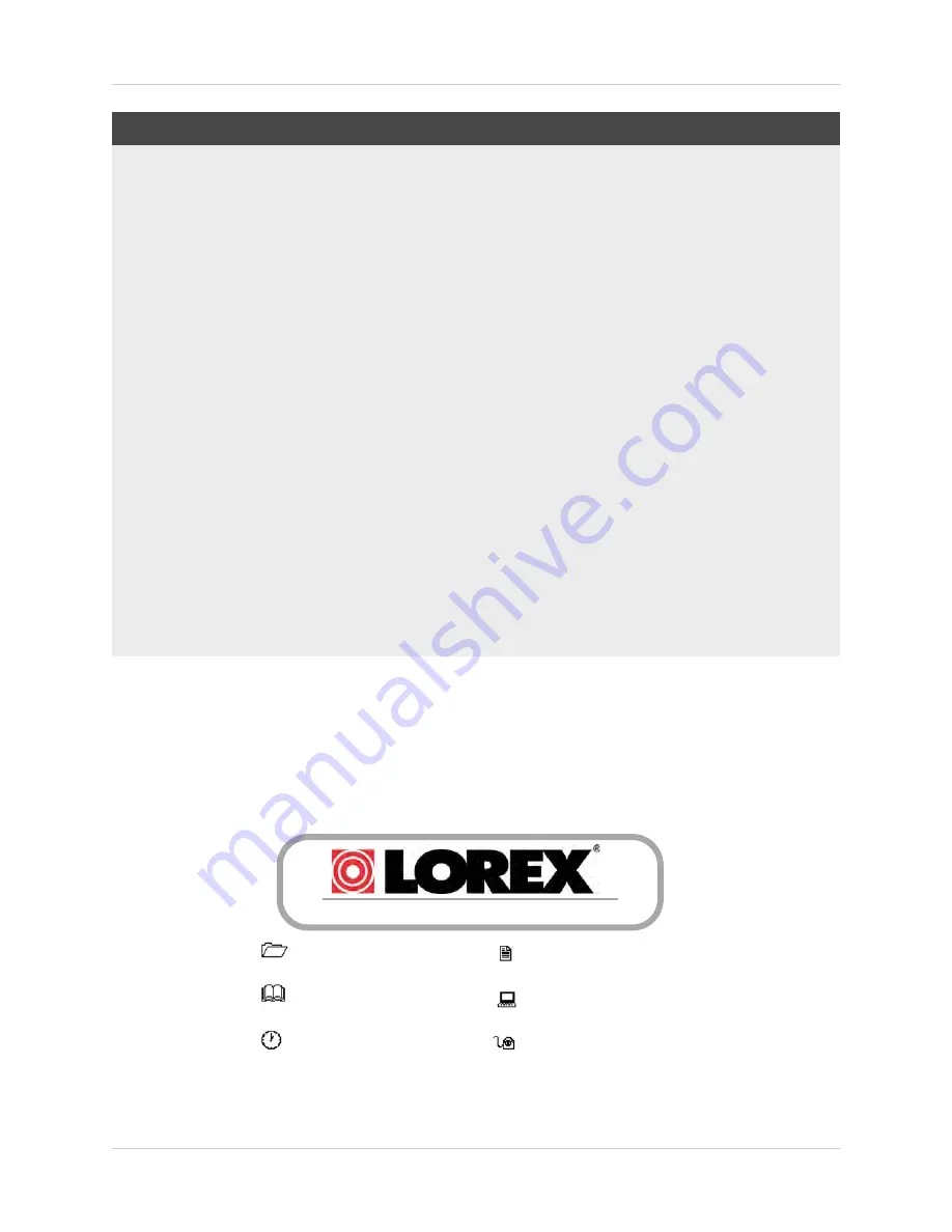 Lorex LH150 Instruction Manual Download Page 9