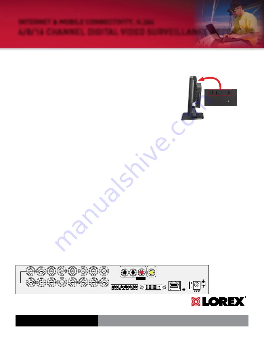 Lorex LH324501 Specifications Download Page 2