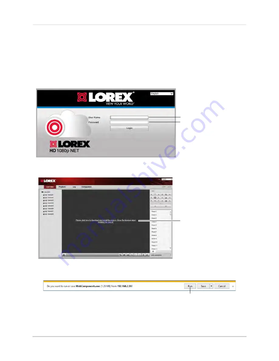 Lorex LNR340 Instruction Manual Download Page 189