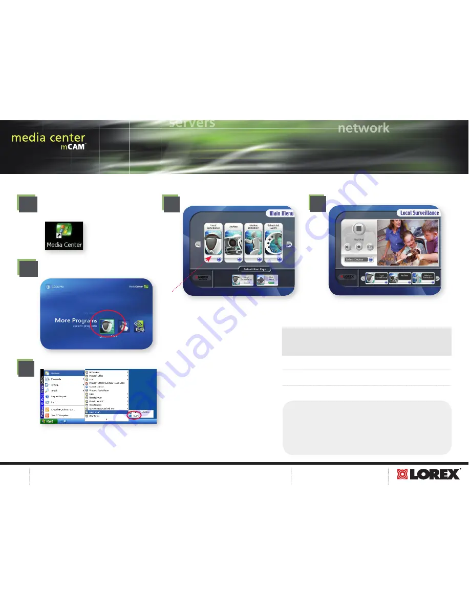 Lorex mCAM DMC2030 User Manual Download Page 3