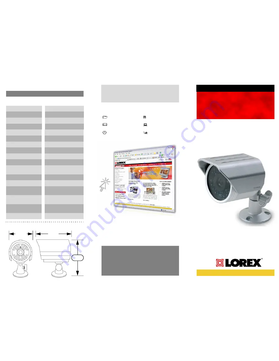 Lorex SG7522 Quick Setup Manual Download Page 1