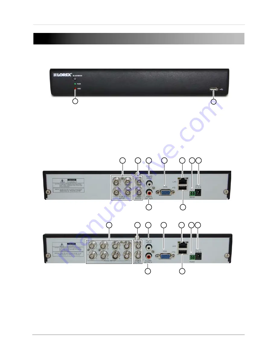 Lorex Vantage ECO BlackBox LH014 Instruction Manual Download Page 18